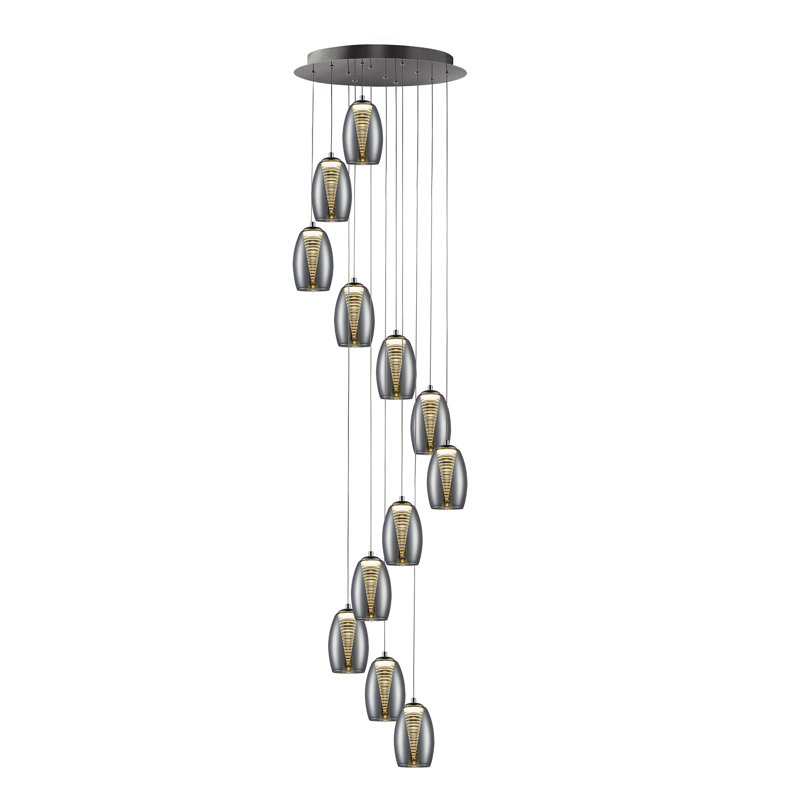 Perspections LED-Cluster-Pendelleuchte 12-flammig Boerner | Wayfair.de